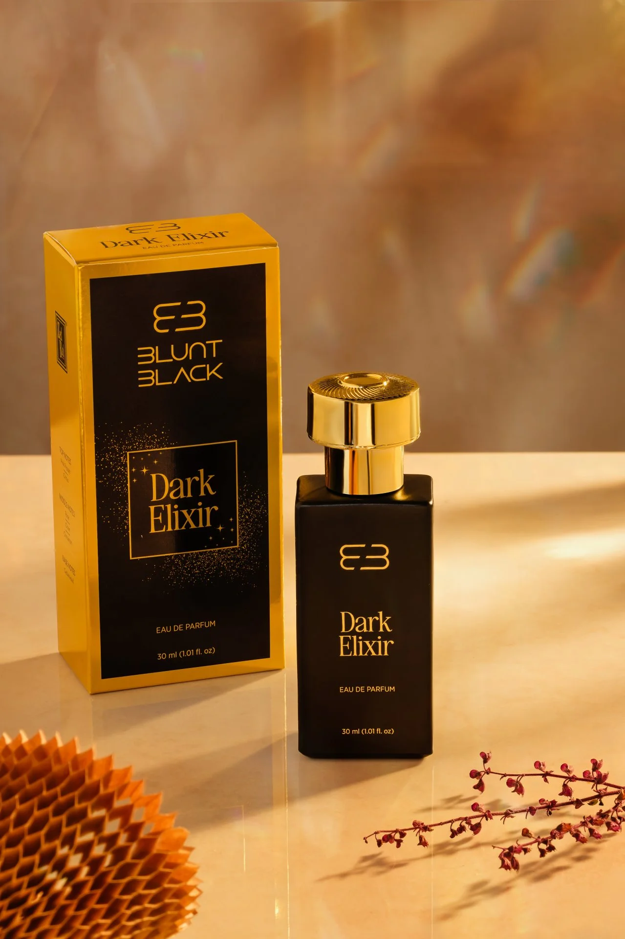 BLUNTBLACK Dark Elixir Noir Perfume Bottle