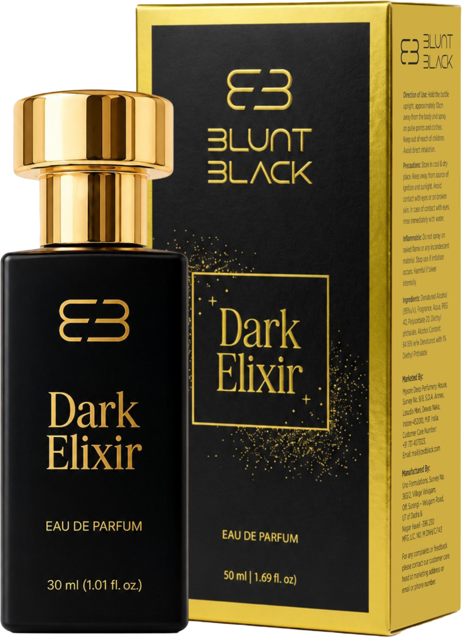 BLUNTBLACK Dark Elixir Luxury Packaging
