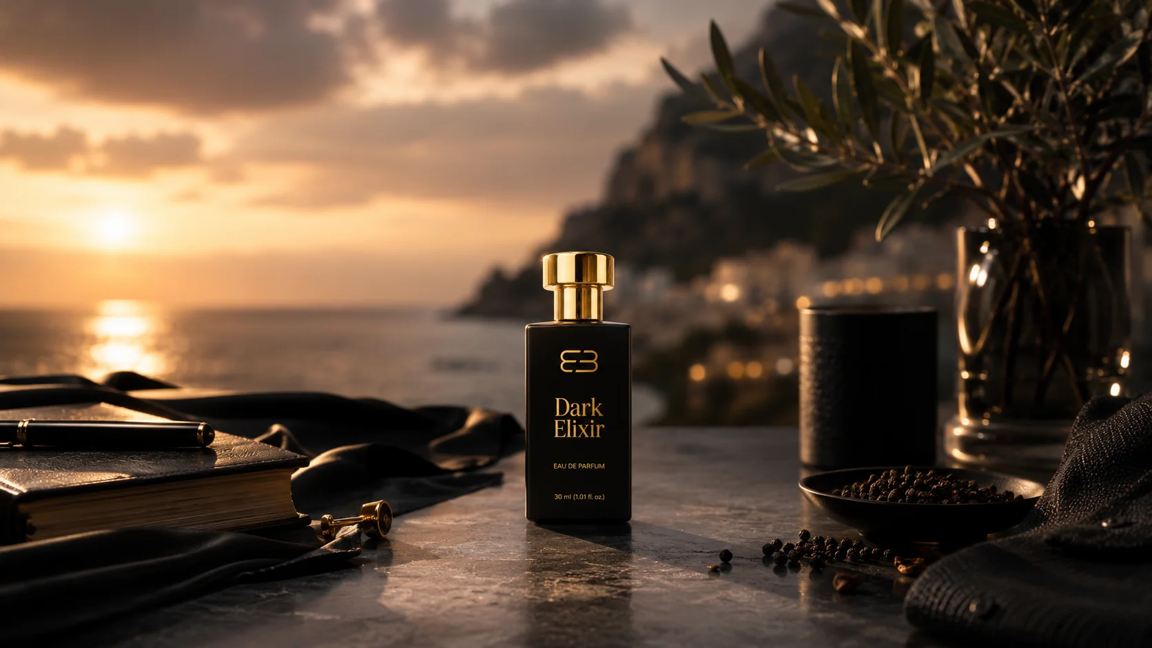 BLUNTBLACK Dark Elixir - Bespoke Perfume Hero Banner